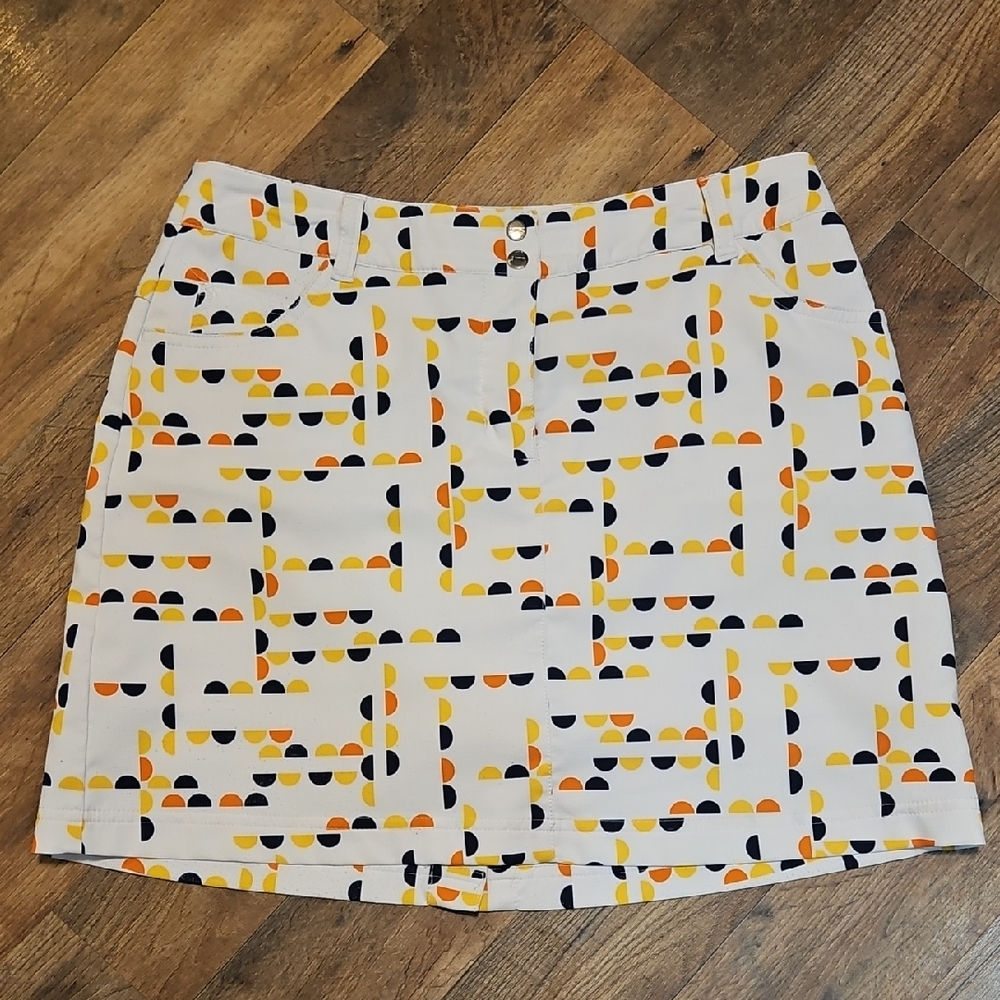 👗SLAZENGER Geometric Print Skorts
